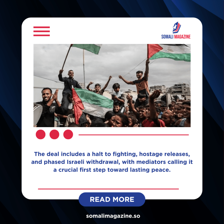 Israel and Hamas Reach U.S.-Brokered Ceasefire, Raising Hopes for End to Gaza War