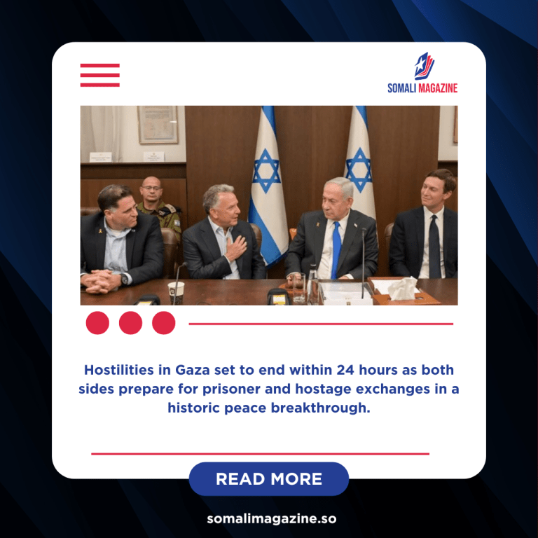 Israel and Hamas Agree to Ceasefire Under U.S.-Brokered Deal
