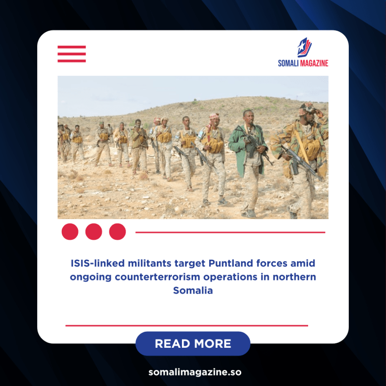 Deadly Explosion Kills Ten Puntland Soldiers in Bari Region Attack