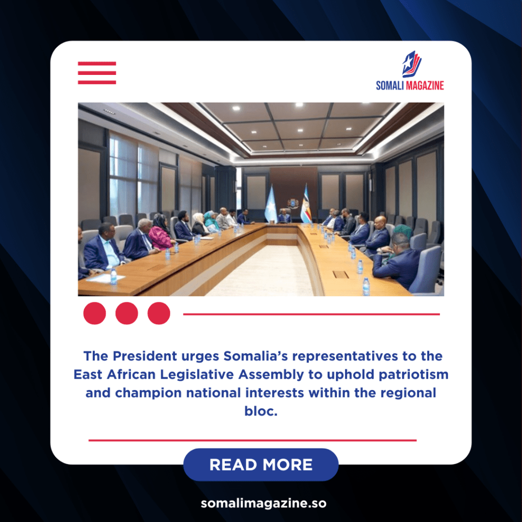 President Mohamud Meets Somalia’s Newly Elected EALA Members to ...