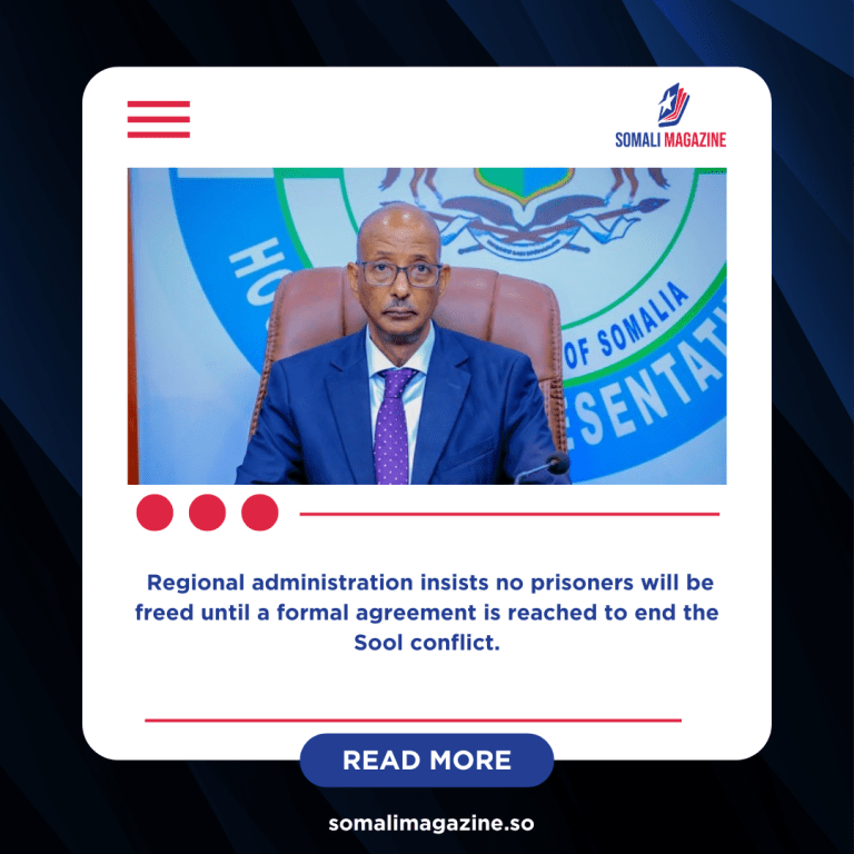 Northeastern Somalia Ties Somaliland Prisoner Release to Peace Deal