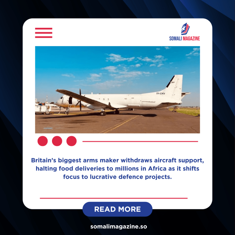 The Impact of BAE Systems’ Aircraft Support Cut on Global Hunger Relief