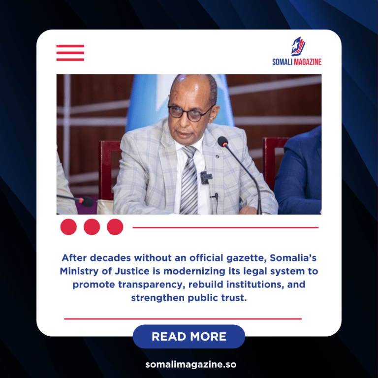 Somalia Digitizes Its Legal Archives to Restore Public Access to the Law