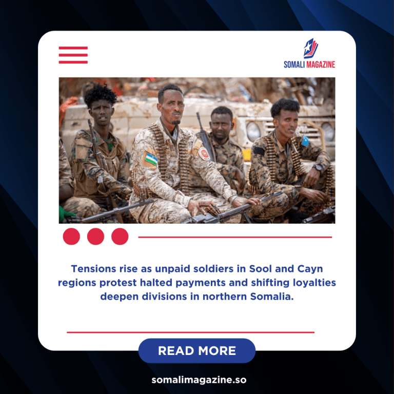 Puntland Withholds Troop Salaries Amid Rift Over Northeastern Federal State