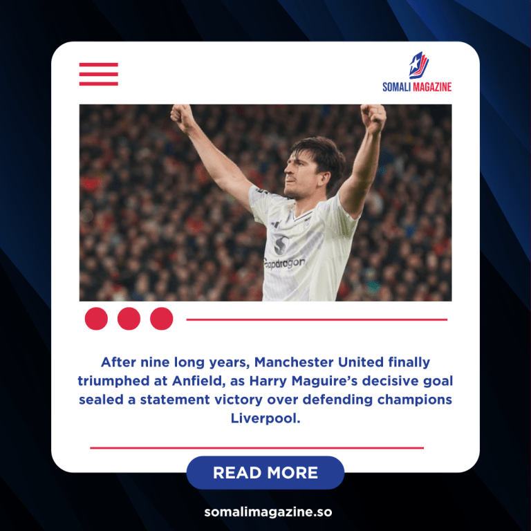 Maguire’s Late Header Ends Manchester United’s Anfield Curse in Dramatic 2–1 Win