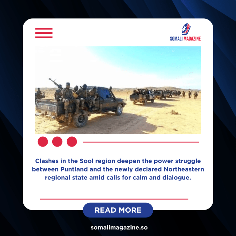 Tensions Escalate as Northeastern State Accuses Puntland of Attacking Boocame