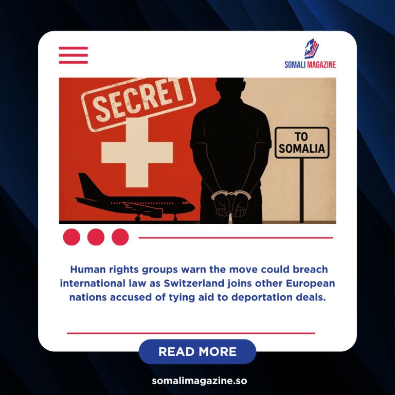 Switzerland Plans Secret Deportation Flight to Somalia Without Government Approval