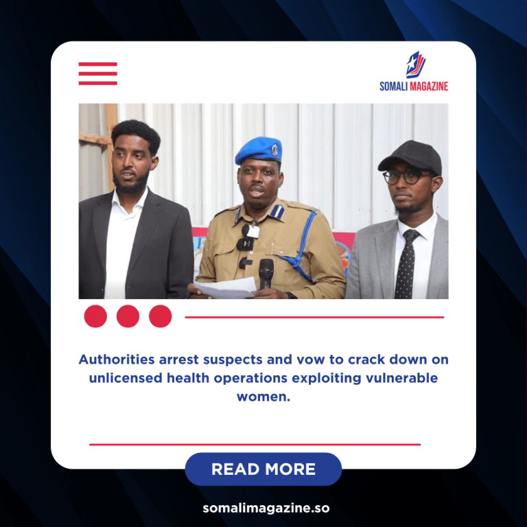 Somali Police Close Down Illegal Abortion Clinic in Mogadishu