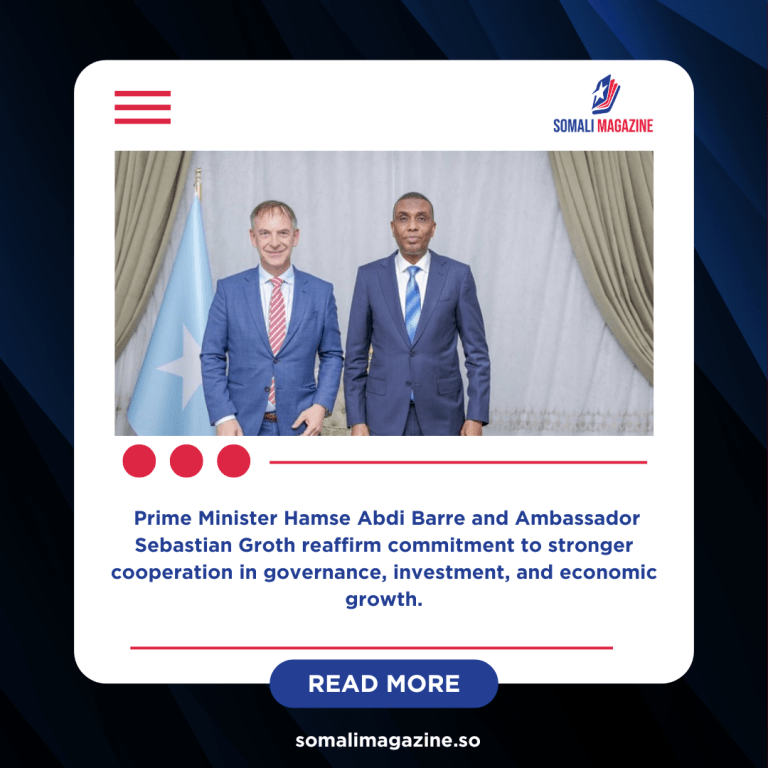 Somalia and Germany Deepen Ties to Boost Security and Development