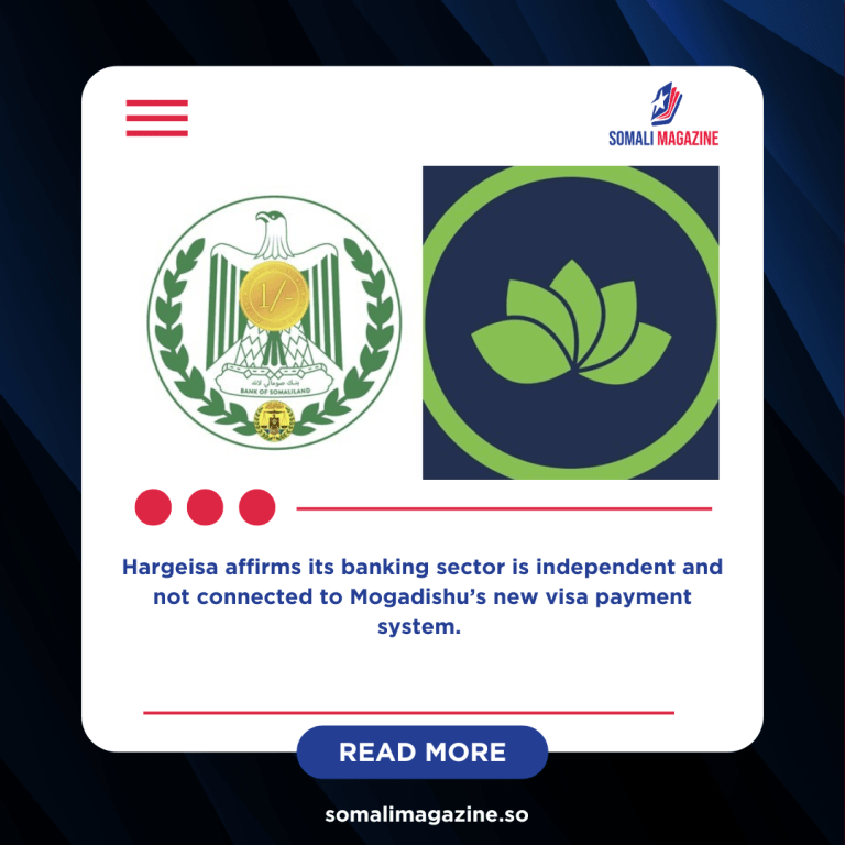 Somaliland Central Bank Denies Premier Bank’s Involvement in Somalia’s E-Visa System.
