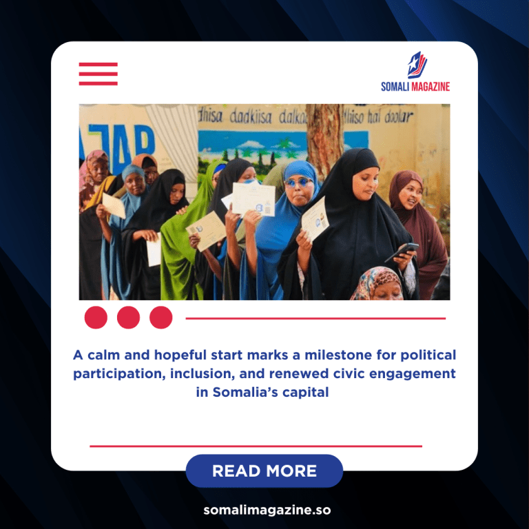 Mogadishu Residents Begin Collecting Voter Cards as City Moves Toward Local Elections