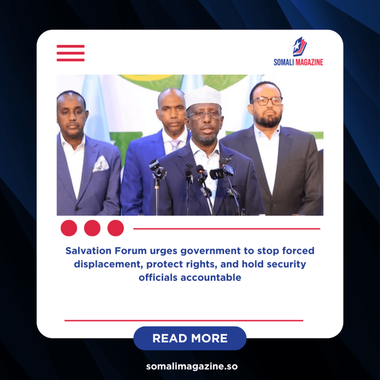 Somali Opposition Condemns Evictions and Civilian Abuses in Mogadishu
