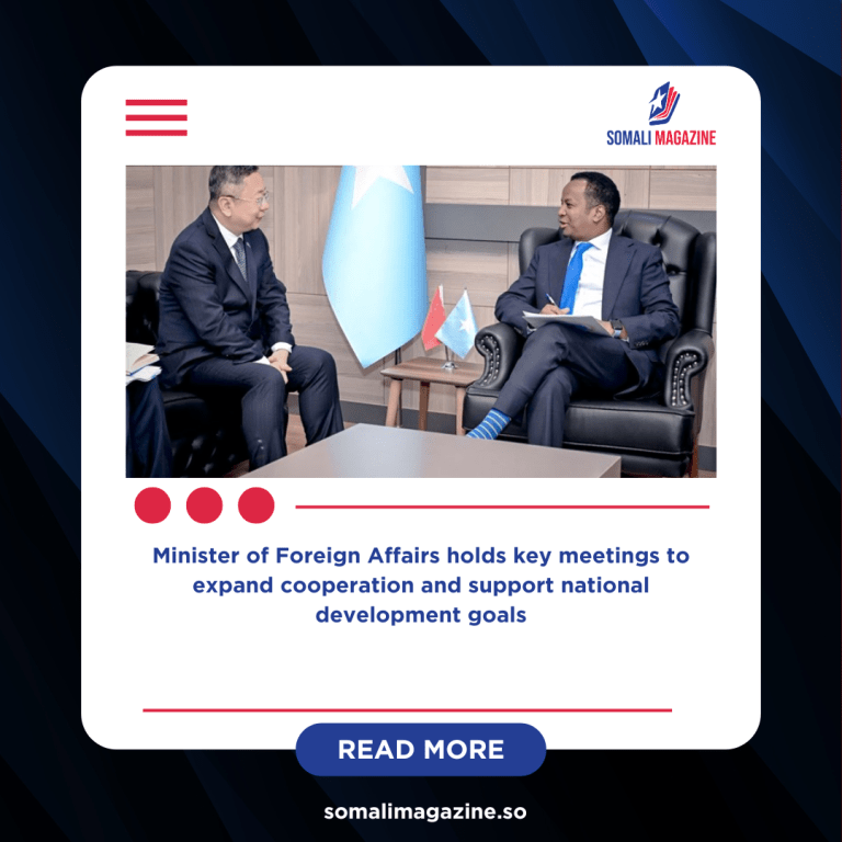 Somalia Strengthens Ties with Türkiye and China Through Diplomatic Talks