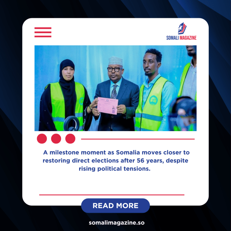 Somali Defence Minister Registers as Voter, Calls for National Participation in Historic Poll Shift