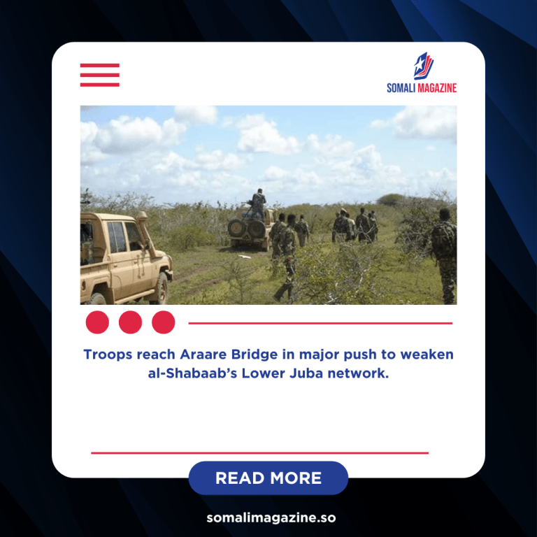 Somali Forces Close In on Jamaame Stronghold