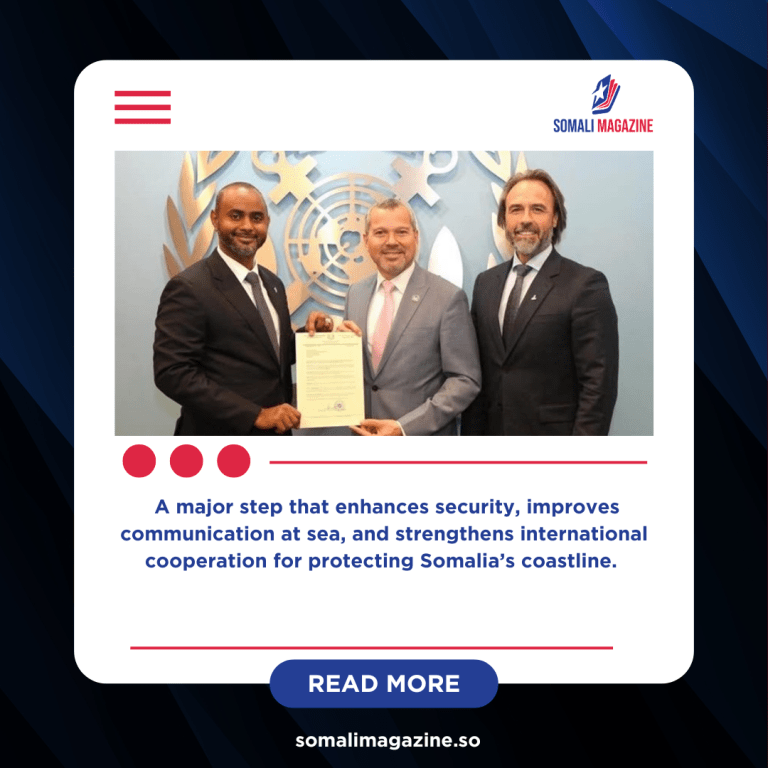 Somalia Joins IMSO to Boost Maritime Safety and Modernization