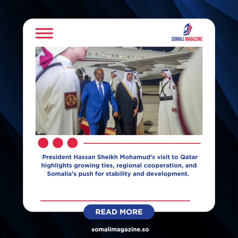 Somali President Strengthens Diplomacy at Doha Forum