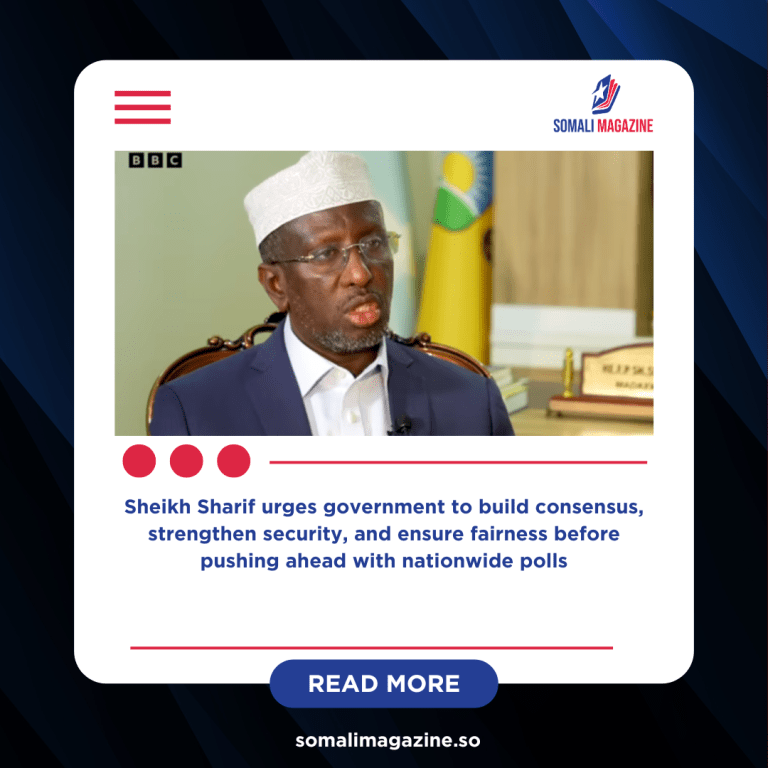 Somalia Not Yet Ready for One-Person, One-Vote Elections, Former President Warns