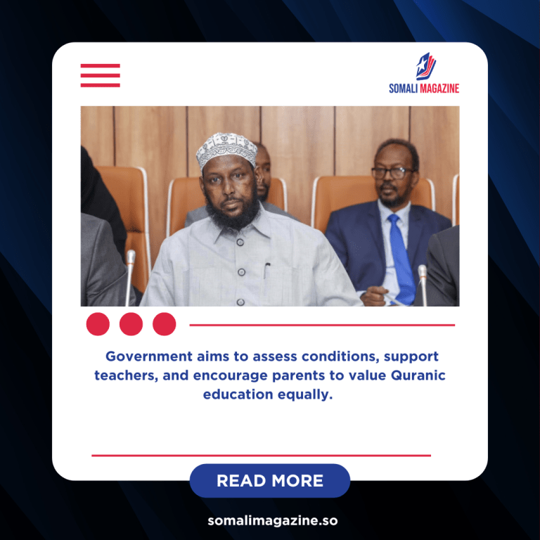 Somalia Launches Nationwide Census to Improve Quranic Schools