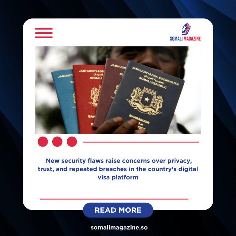 Somalia’s E-Visa System Exposes Applicants’ Data Again