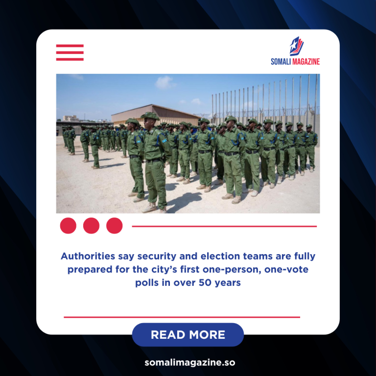 Mogadishu Deploys 10,000 Police Officers Ahead of Historic Local Elections