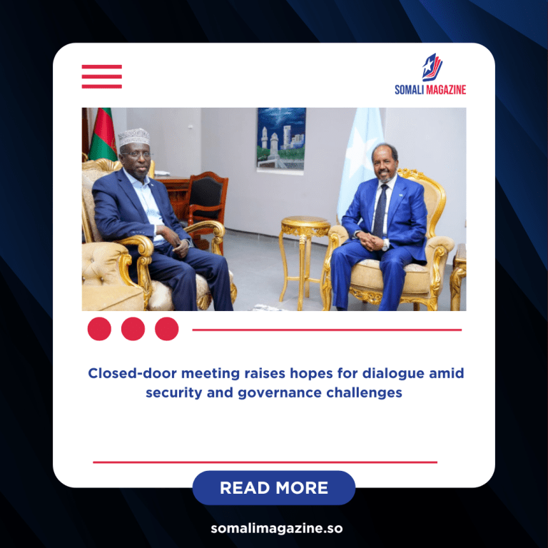 Hassan Sheikh, Sharif Hold Surprise Talks as Somalia Seeks Political Unity