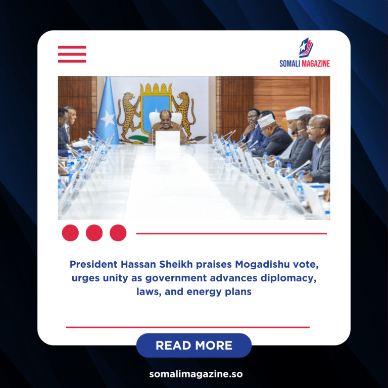 Somalia Cabinet Reviews Security, Elections, and Sovereignty Concerns
