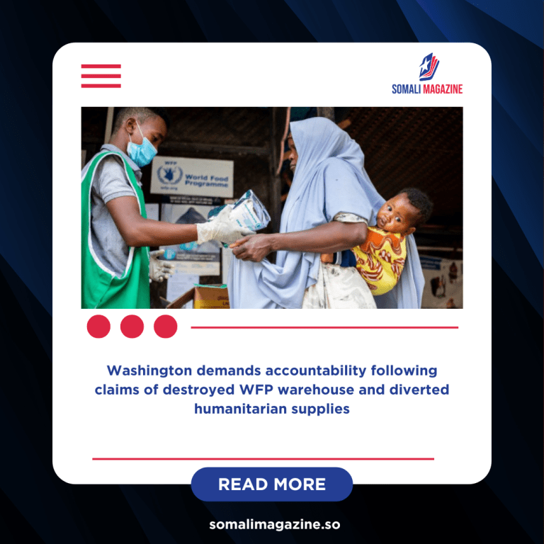 U.S. Pauses Aid to Somalia After Alleged Seizure of Food Assistance