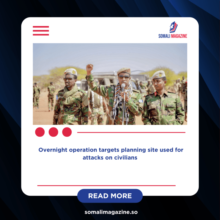 Somali Army Airstrike Kills 17 Militants in Middle Shabelle