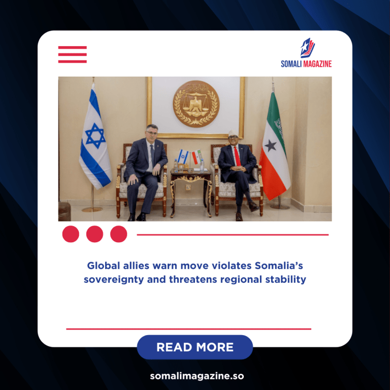 Over 20 Countries Condemn Israel’s Recognition of Somaliland