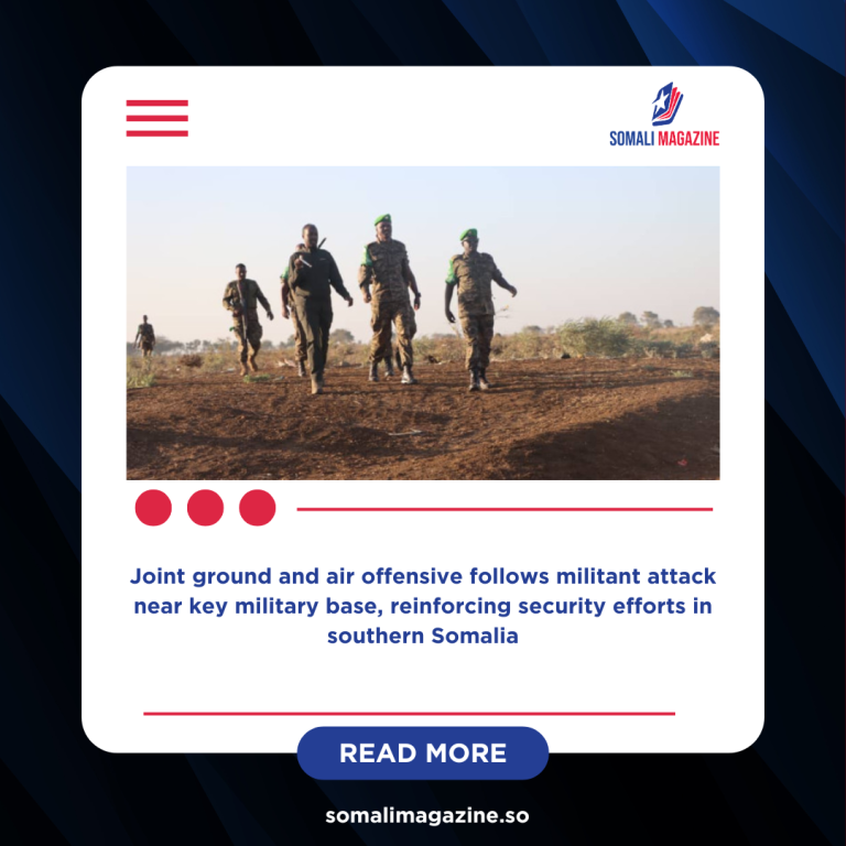 Somali, AU Forces Kill Over 30 Al-Shabab Militants in Lower Shabelle Operation
