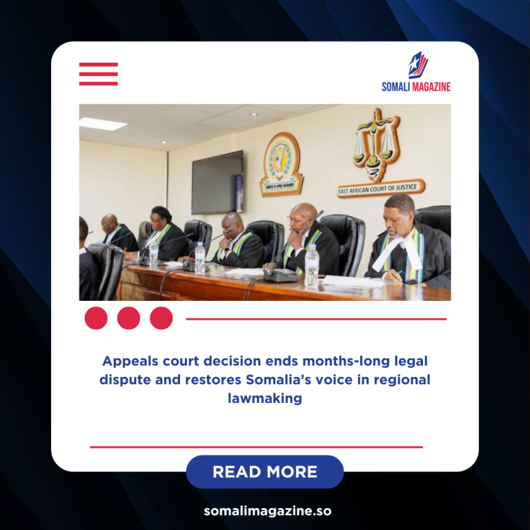 Somalia Cleared to Join East African Legislative Assembly After Court Ruling