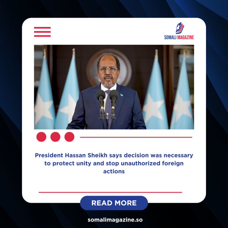 Somalia Cancels UAE Security and Port Deals to Defend Sovereignty