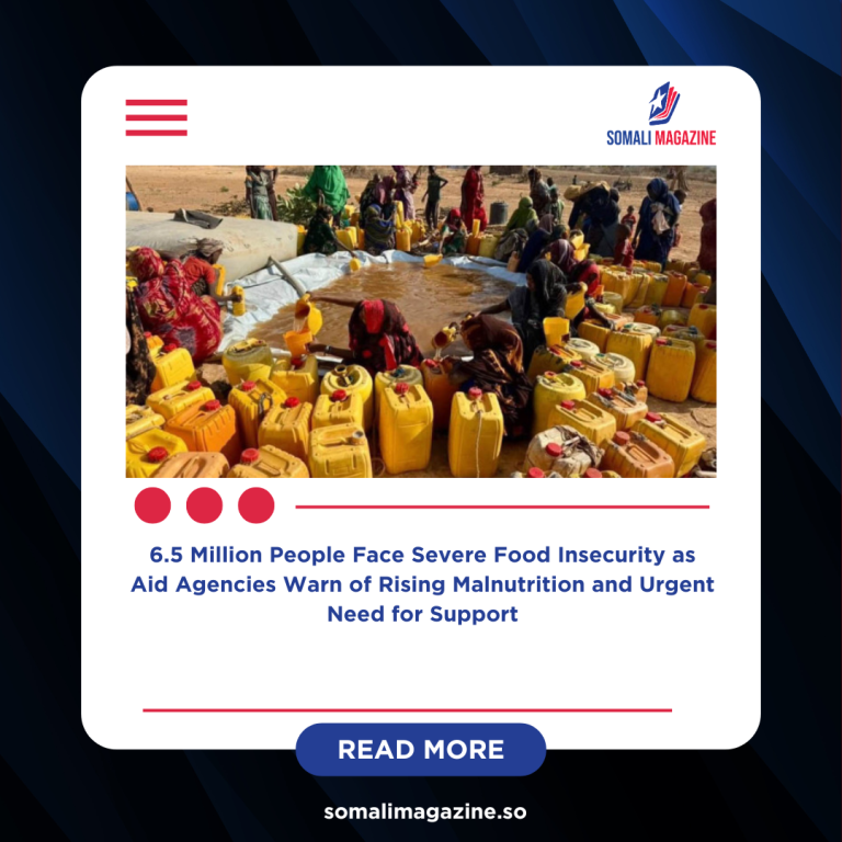 Hunger Crisis Deepens Across Somalia as Drought and Funding Cuts Bite Hard