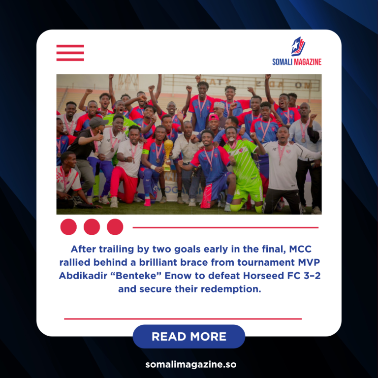 Mogadishu City Club Stages Epic Comeback to Claim 2026 General Daud Cup Trophy