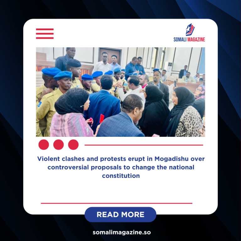 Somalia’s Parliament Paralyzed as Constitutional Debate Turns Into Chaos