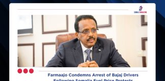 Farmaajo Condemns Arrest of Bajaj Drivers Following Somalia Fuel Price Protests