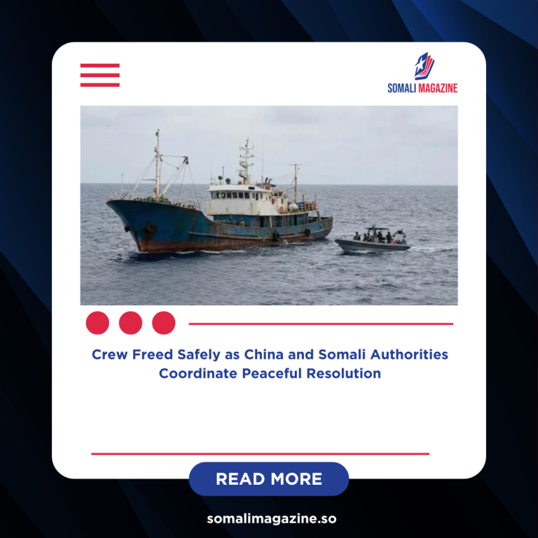 Chinese Fishing Vessel Released After Seizure Off Puntland Coast