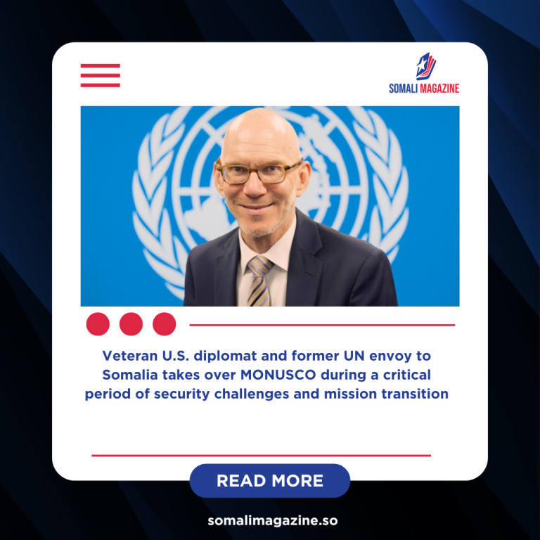 UN Appoints James Swan to Lead Congo Peacekeeping Mission