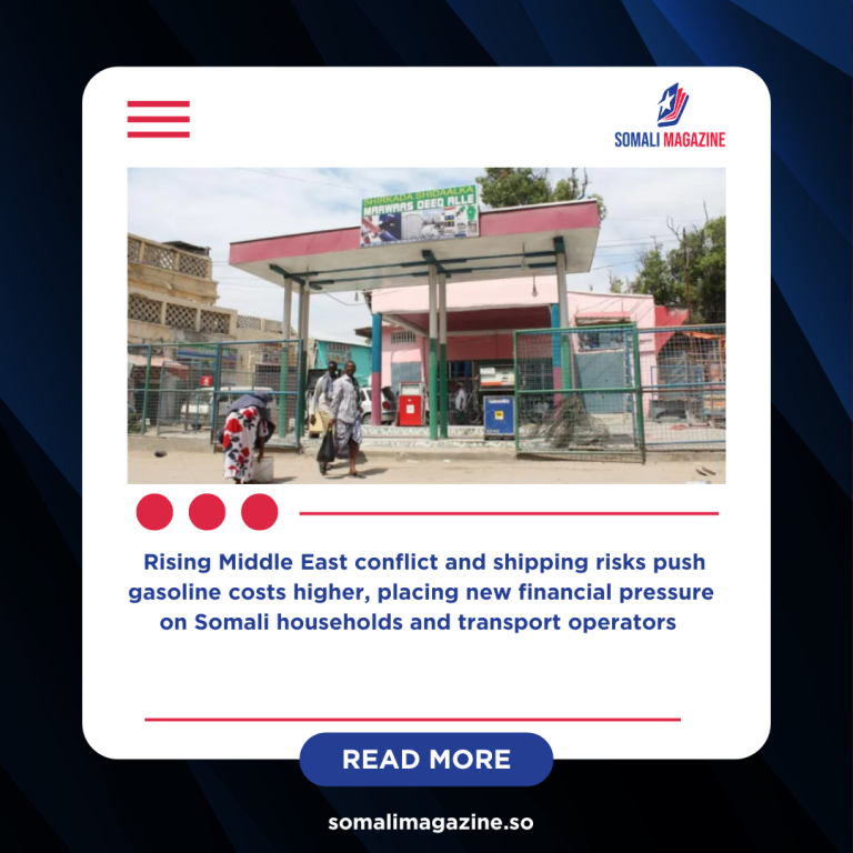 Fuel Prices in Mogadishu Surge 77% Overnight Amid Global Oil Market Tensions