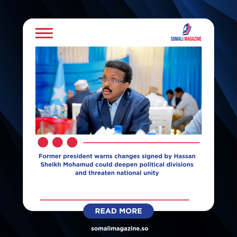 Farmaajo Criticizes Somalia’s Revised Constitution