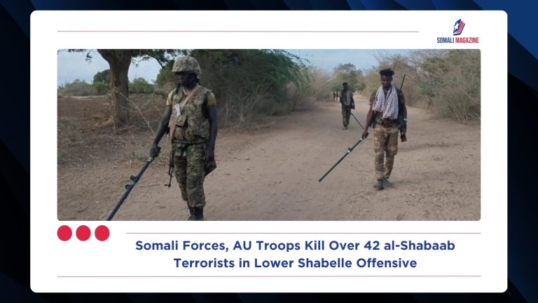 Somali Forces, AU Troops Kill Over 42 al-Shabaab Terrorists in Lower Shabelle Offensive