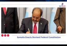 Somalia Enacts Revised Federal Constitution