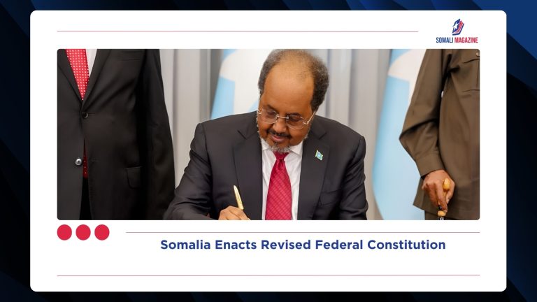 Somalia Enacts Revised Federal Constitution