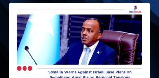 Somalia Warns Against Israeli Base Plans on Somaliland Amid Rising Regional Tensions