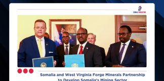 Somalia and West Virginia Forge Minerals Partnership to Develop Somalia’s Mining Sector