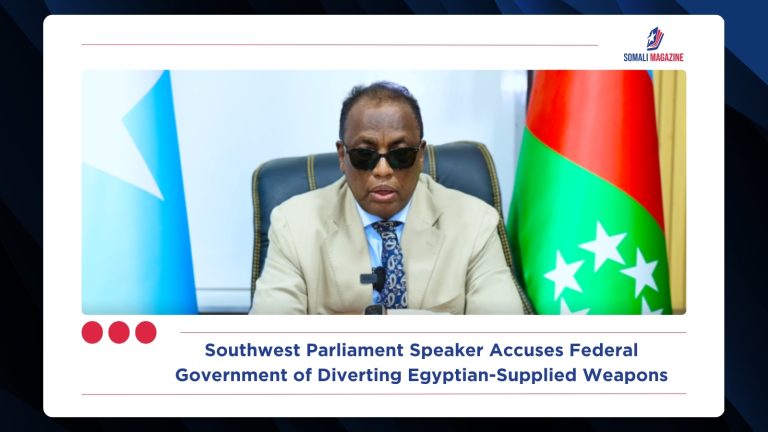 Southwest Parliament Speaker Accuses Federal Government of Diverting Egyptian-Supplied Weapons