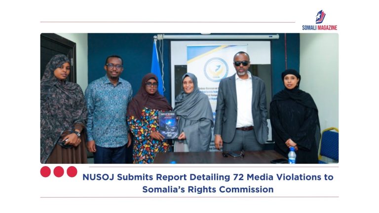 NUSOJ Submits Report Detailing 72 Media Violations to Somalia’s Rights Commission