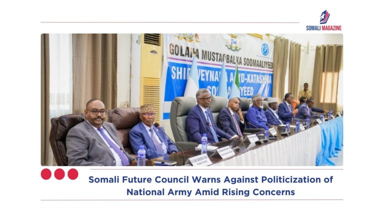 Somali Future Council Warns Against Politicization of National Army Amid Rising Concerns