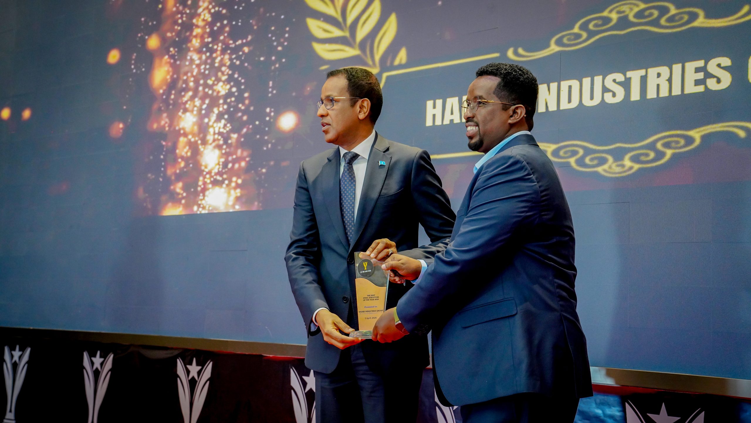 Hadiid Industries Group Recognised as Steel Structure of the Year at East Africa Somali Awards 2026 in Nairobi